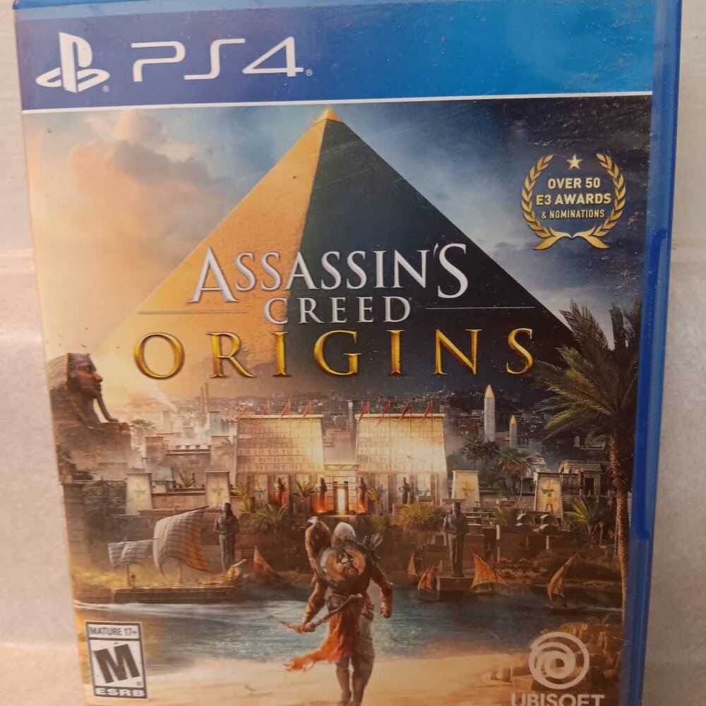 Playstation 4 Assassins Creed Origins game. Preowned and in good condition.